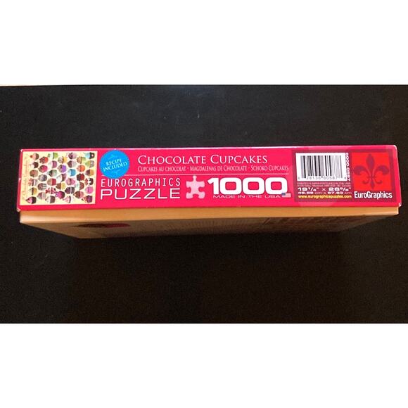 Eurographics Chocolate Cupcakes 1000 Piece Jigsaw Puzzle - Pre-Owned - Picture 4 of 7